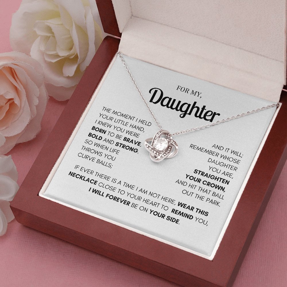 To My Daughter- Necklace Gift -Limited edition - proudpoppycreativestore