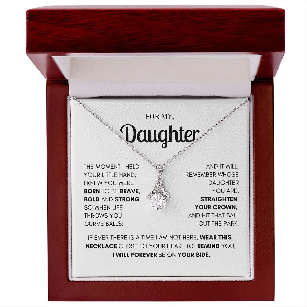 To My Daughter- Necklace Gift -Limited edition - proudpoppycreativestore