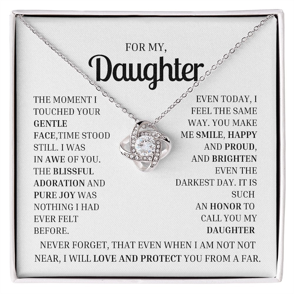 To My Daughter- Necklace Gift -Limited edition - proudpoppycreativestore