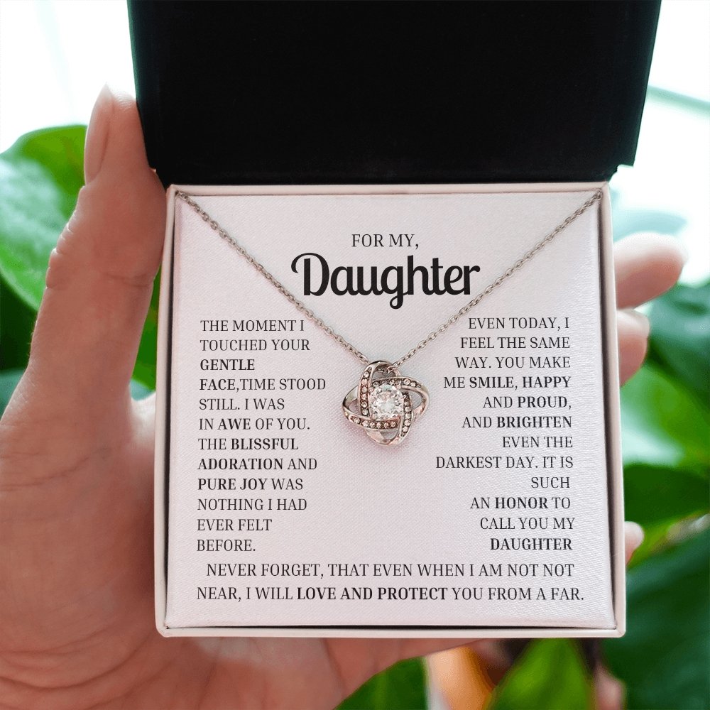 To My Daughter- Necklace Gift -Limited edition - proudpoppycreativestore