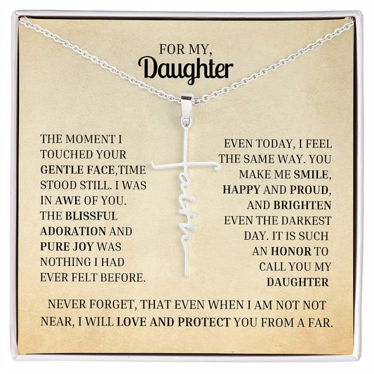 To My Daughter- Necklace Gift -Limited edition - proudpoppycreativestore