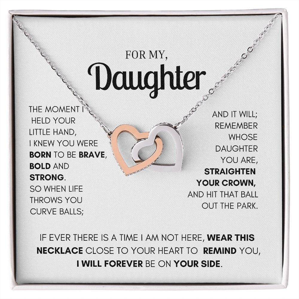 To My Daughter- Necklace Gift -Limited edition - proudpoppycreativestore