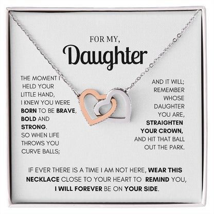 To My Daughter- Necklace Gift -Limited edition - proudpoppycreativestore