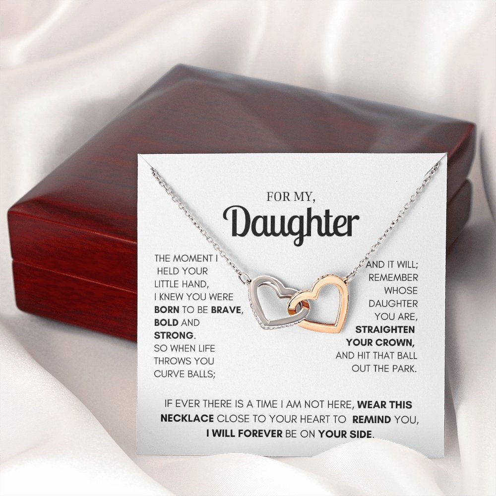 To My Daughter- Necklace Gift -Limited edition - proudpoppycreativestore