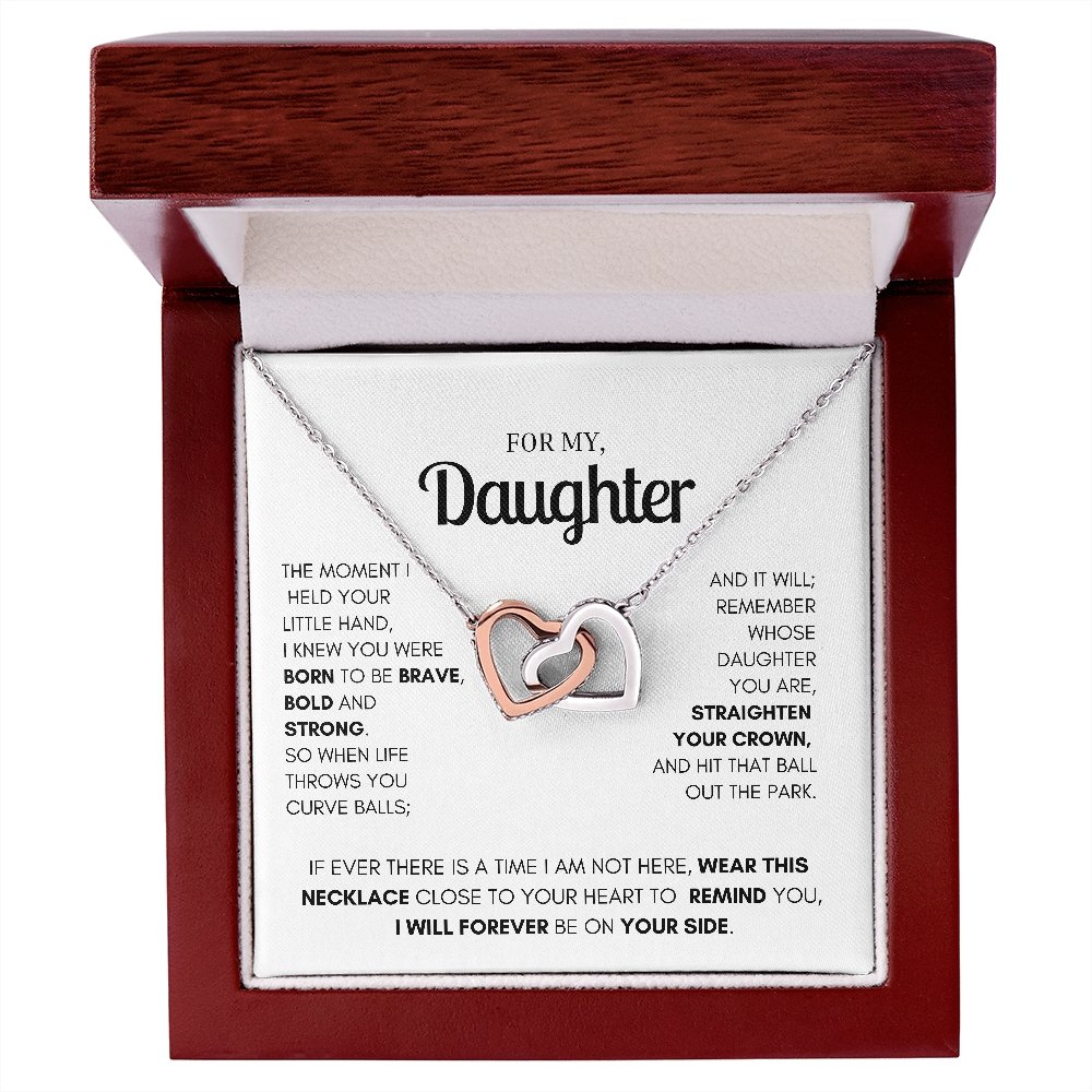 To My Daughter- Necklace Gift -Limited edition - proudpoppycreativestore