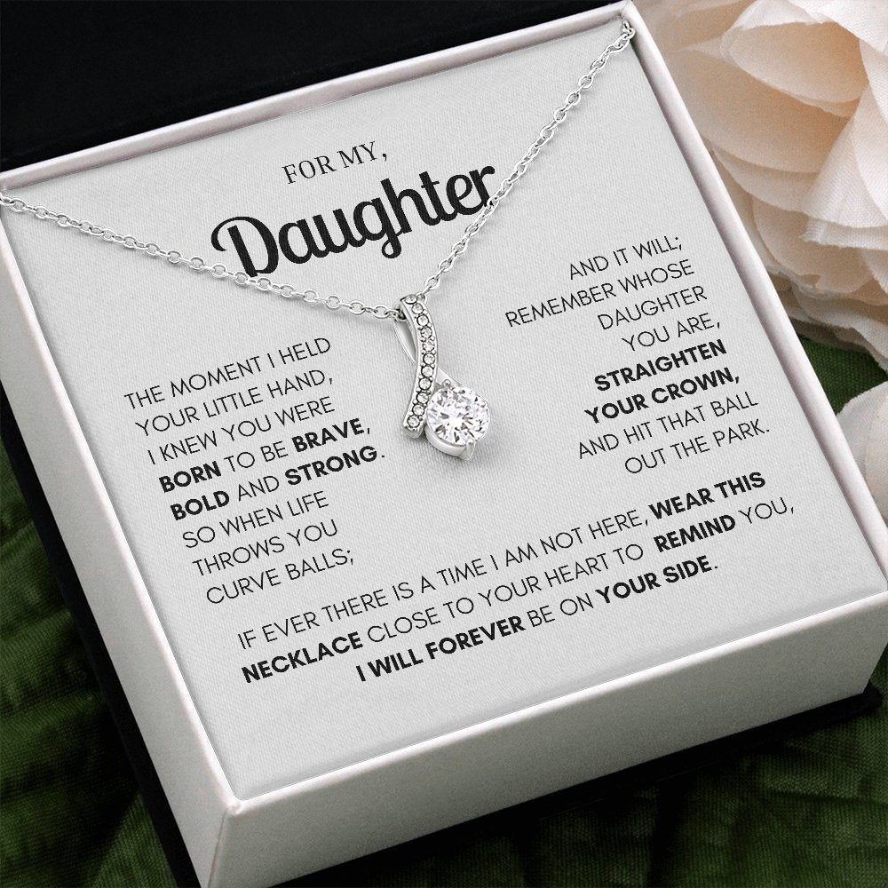 To My Daughter- Necklace Gift -Limited edition - proudpoppycreativestore