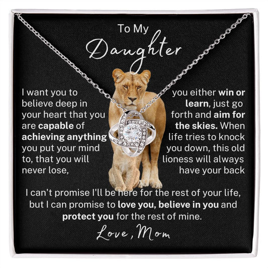 To My Daughter, promise to love you-LN - proudpoppycreativestore