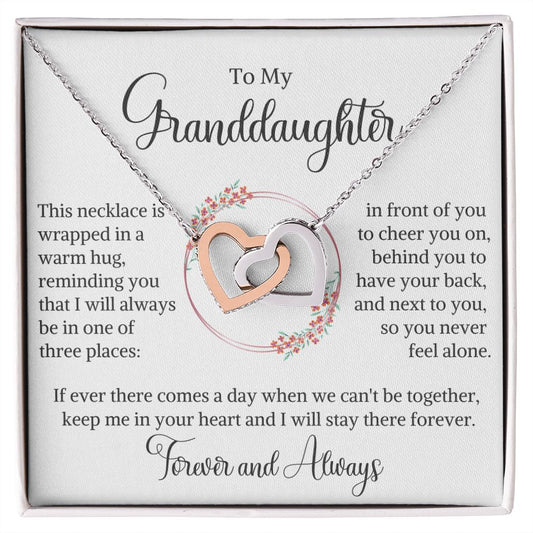 To My Granddaughter, Always be in 3 places-IH - proudpoppycreativestore