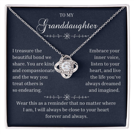 Treasured Granddaughter- LN - proudpoppycreativestore